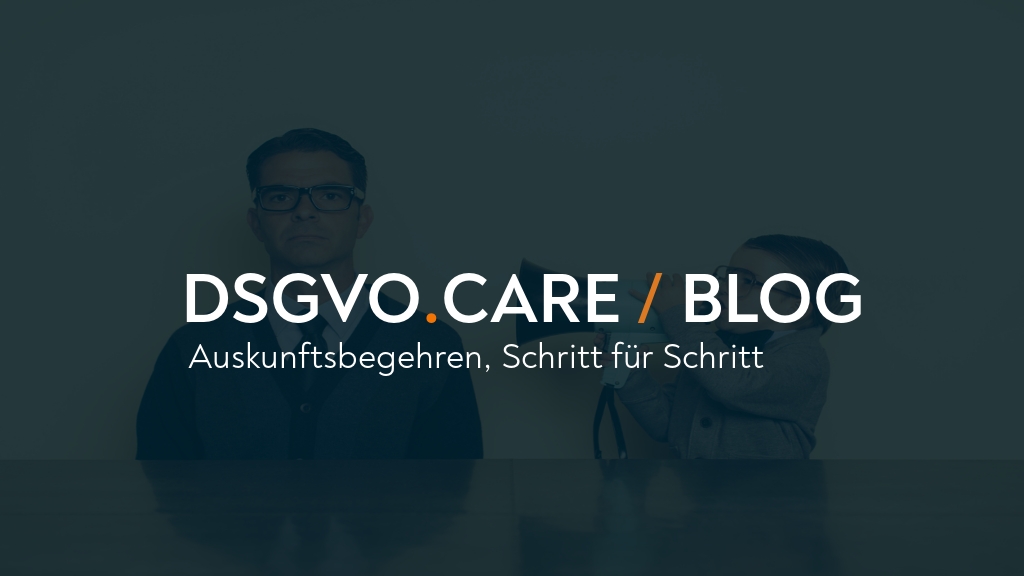 (DEU) Auskunftsbegehren beauskunften, Schritt für Schritt