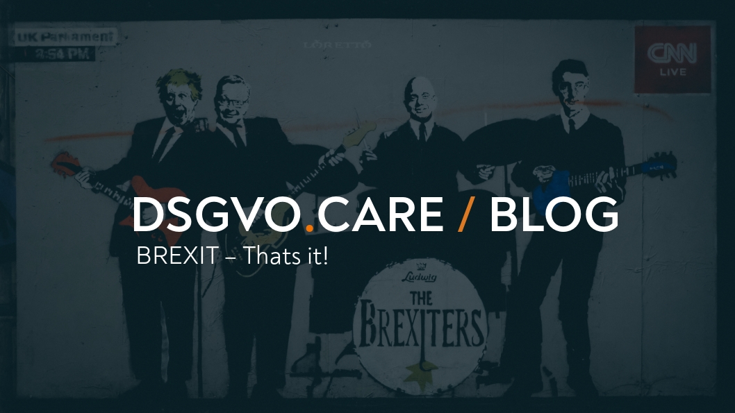 BREXIT- Thats it! - such sweet sorrow!